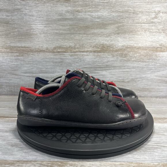 Camper Women's G3d Peu Cam Black Leather Sneakers Size EU 38 US7.5 - Picture 3 of 9